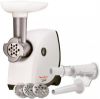  Зображення М'ясорубка Moulinex SOLEIL, 2000Вт, продук.-2.3кг/хв, 3 решітки + для ковбас., насадка для томатів, пластик, біло-чорний 